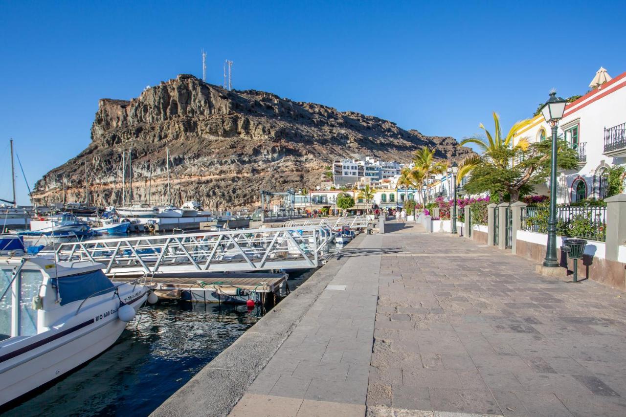 Ribera Del Puerto - Luxe Apartement With Great Terrace And Sea View Puerto De Mogan Esterno foto