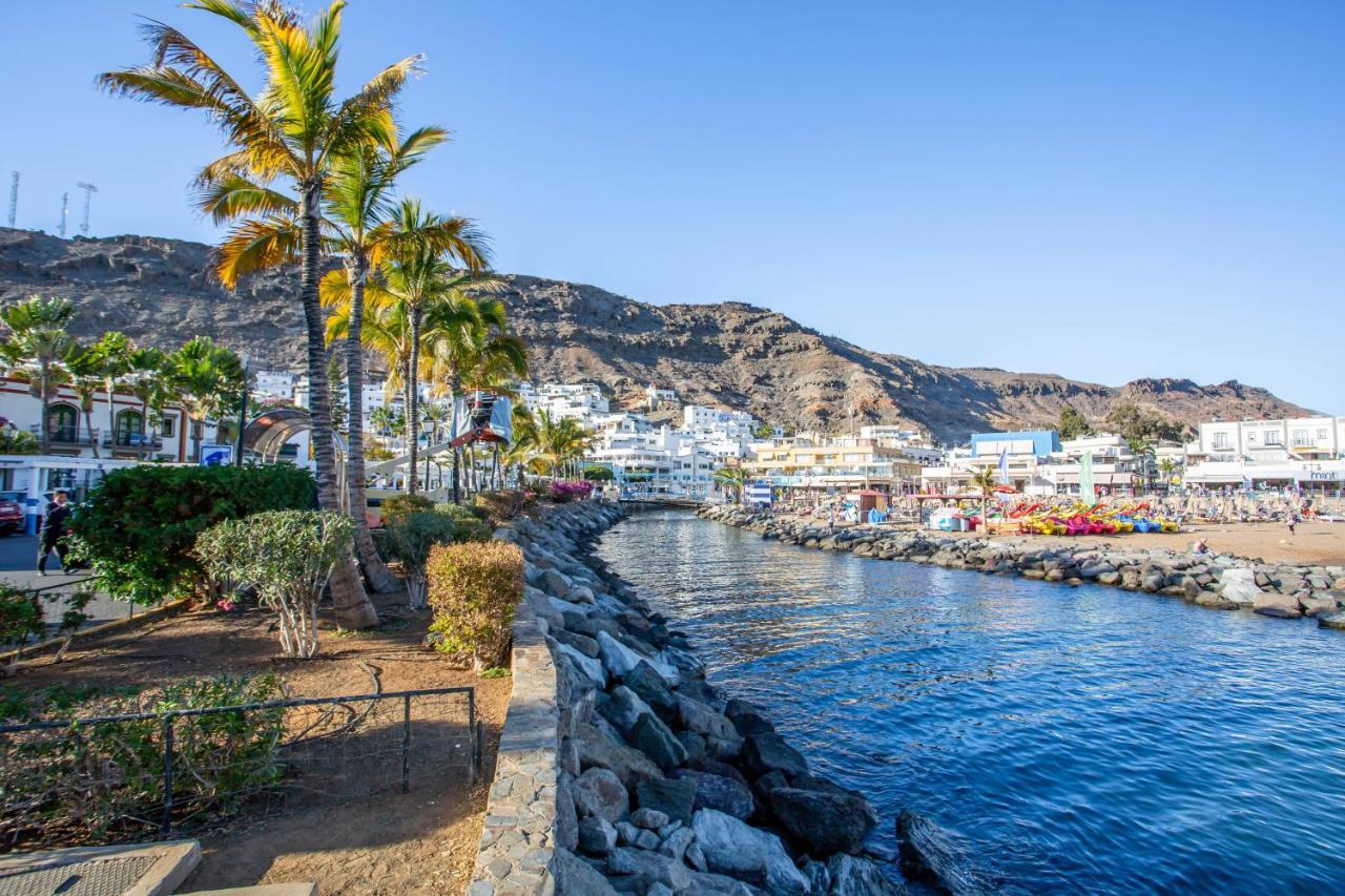 Ribera Del Puerto - Luxe Apartement With Great Terrace And Sea View Puerto De Mogan Esterno foto