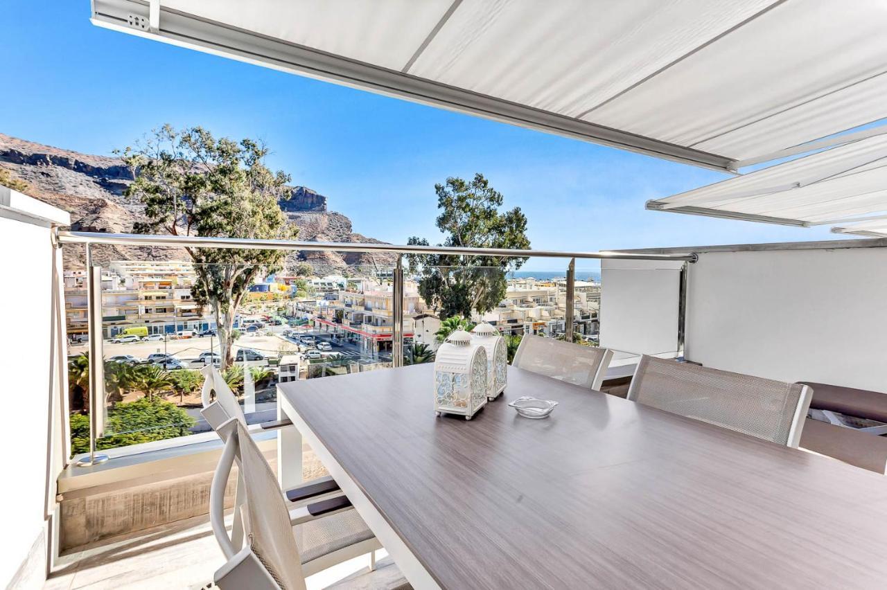 Ribera Del Puerto - Luxe Apartement With Great Terrace And Sea View Puerto De Mogan Esterno foto